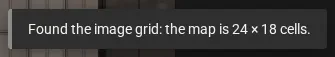 The notice: Found the image grid, the map is 24 × 18 cells.